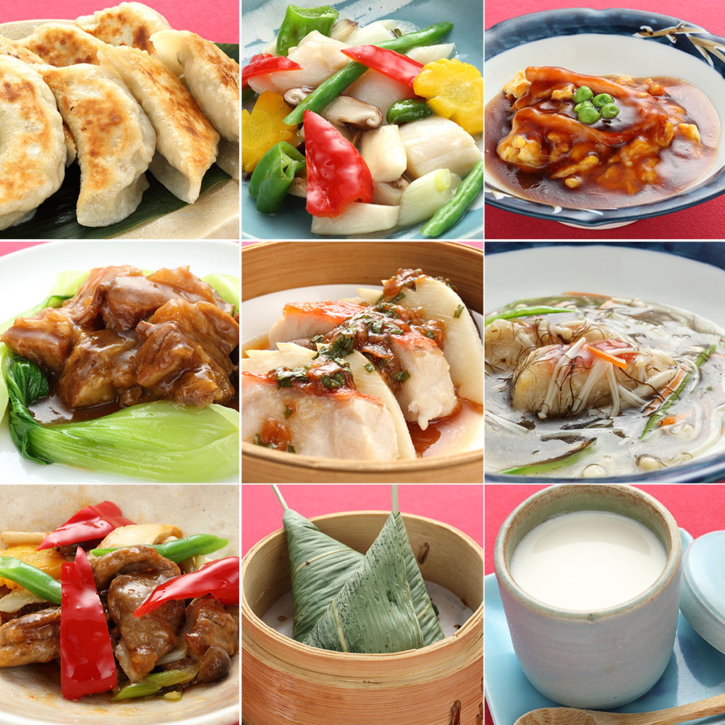 中華料理の撮影